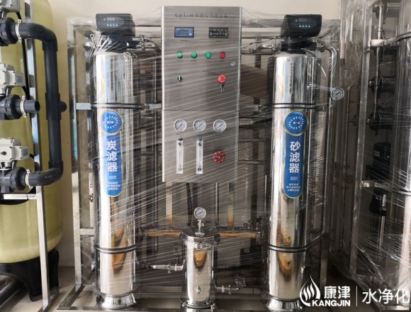 0.5噸反滲透純凈水設(shè)備 KJ-RO500 全自動控制系統(tǒng)，全管路不銹鋼